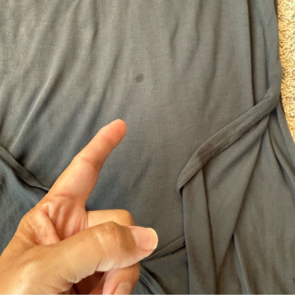 Michael Stars Dark Gray Sleeveless Maxi Dress Contemporary Size S - Picture 7 of 12